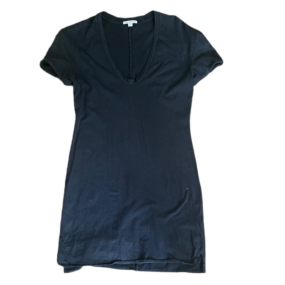 James Perse S/S V-Neck Dress - Sz 1 = Sz S - image 4